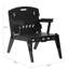 Annamaria 35cm H Solid Wood Full Back Stacking Armchair-948610171