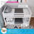 Aileana 42.5" W Solid Wood Twin Over Twin Bunk Bed with Built-In Ladder-1690600912
