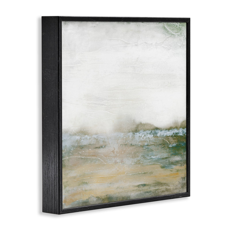Cali Haze, composition giclée rustique encadrée, design par Stephane Fontaine, H 17 po x l 17 po, Giclée encadrée noir minuit