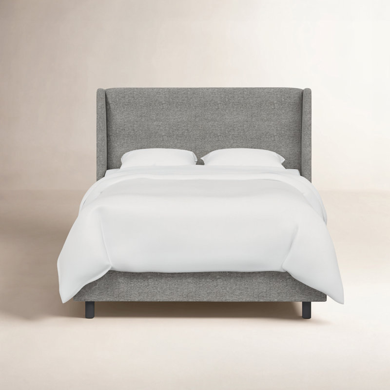 Tilly Upholstered Bed, Full, Hot Pink Performance Microsuede