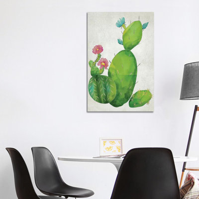Cacti Collection I 1 Piece Wrapped Canvas Wall Art