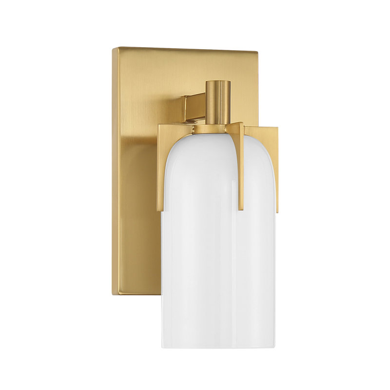 Navana Dimmable Vanity Light in Brass, Brass
