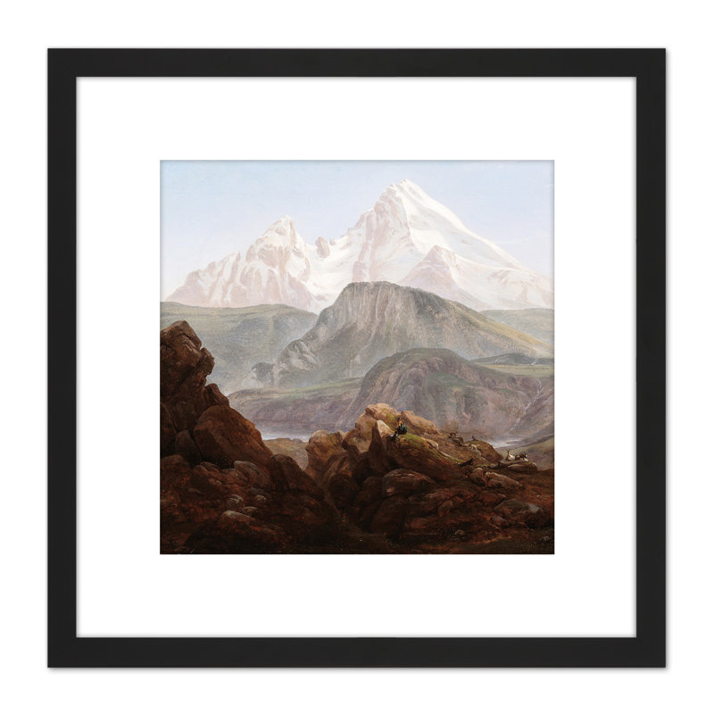 Johan Christian Dahl Der Watzmann by Johan Christian Dahl - Single Picture Frame Painting