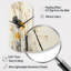Asian Art Seashell Sumi - Impression d'art horloge murale asymétrique-105566541