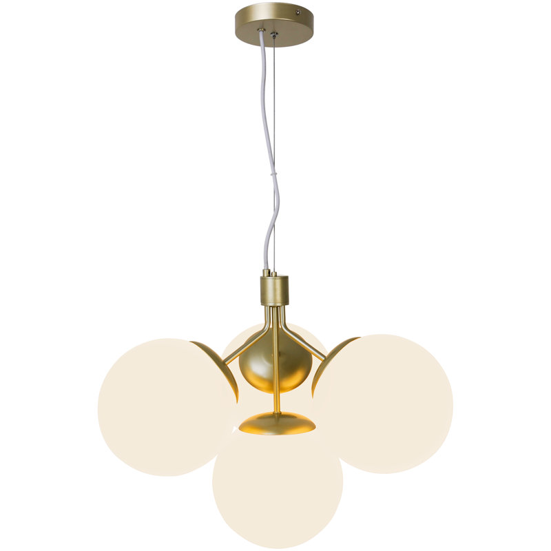 Ivona 4 - Light Sphere Pendant, Brass