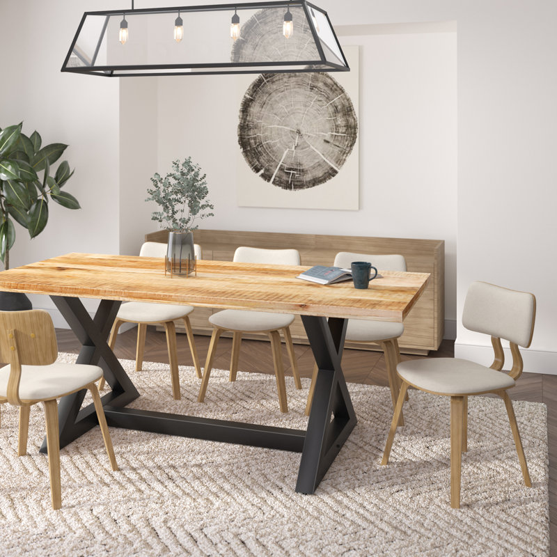 Uselton 18.25"H Fabric Side Chair, Beige, Natural, 1