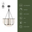 Anders 30-in Vintage Brass dimmable LED Chandelier-124959228