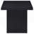 Black Square End Table, Modern Side Table for Living Room