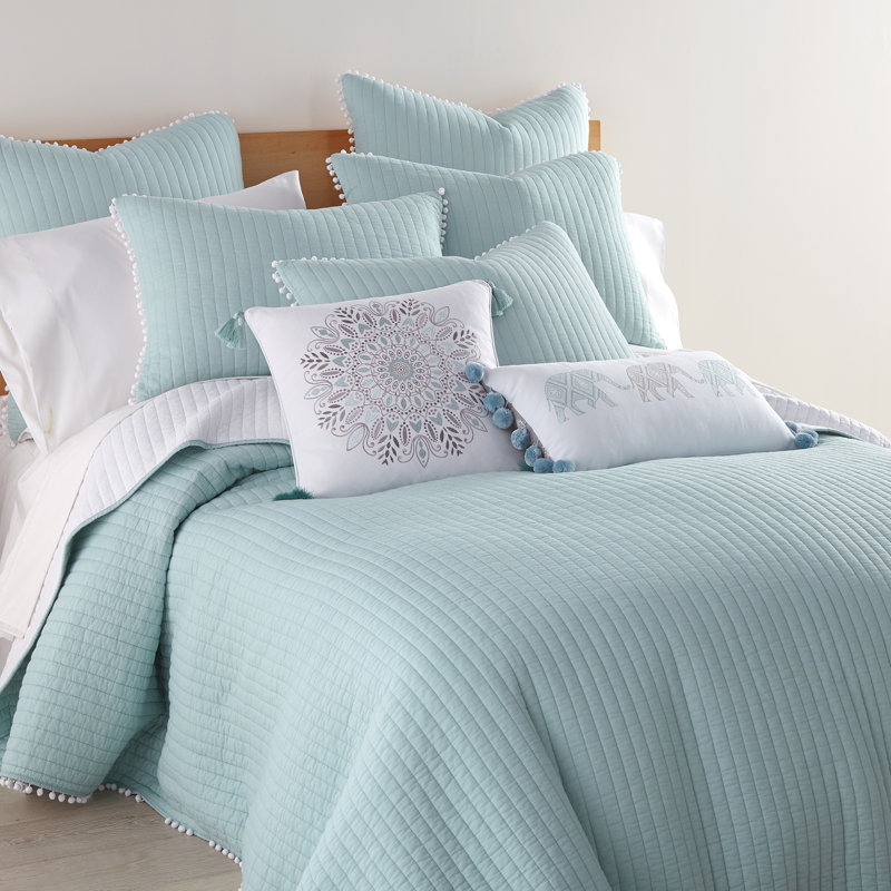 Couette double Pom Pom Blue Haze