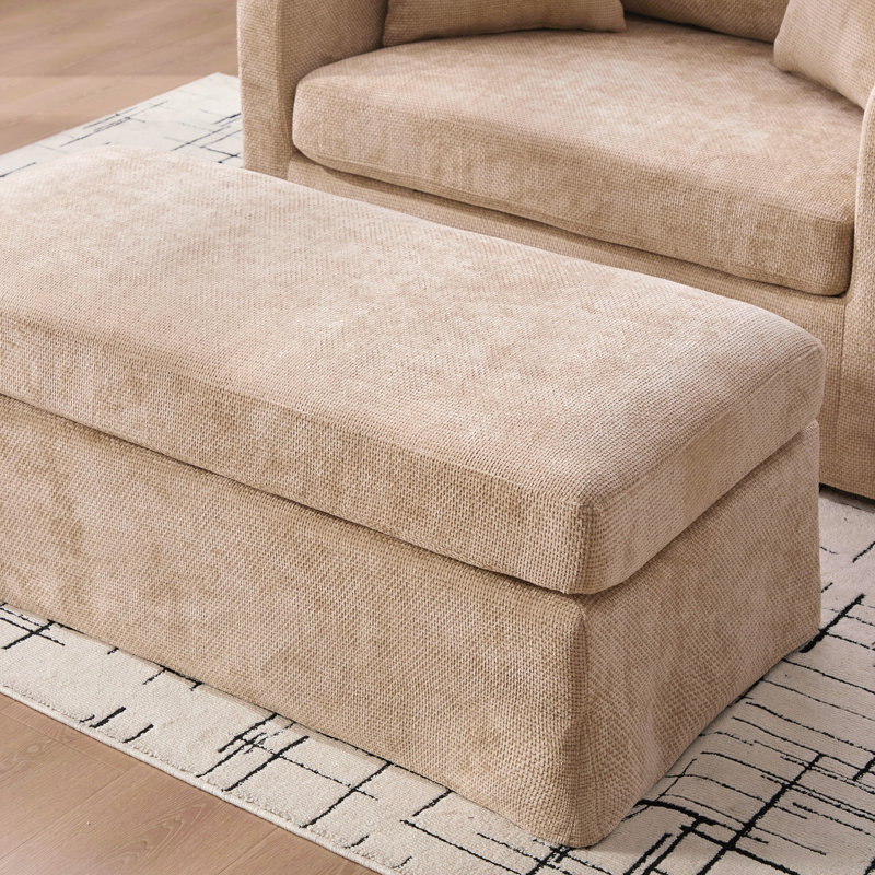 Chaise d'appoint moderne rembourrée de style performance pour les bureaux et les salons, Tissu de blé