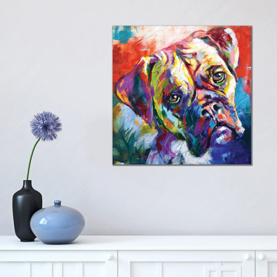 Boxer par Jos Coufreur - reproduction d'art