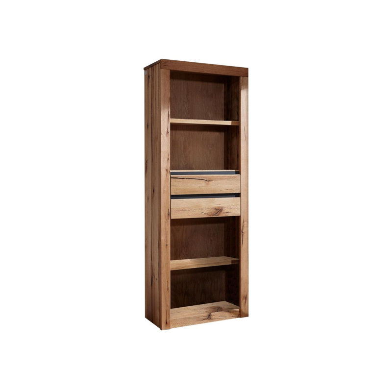 Montreux 190cm H x 71cm W Solid Wood Standard Bookcase, Natural