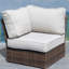 Chaise de patio avec coussins confortables