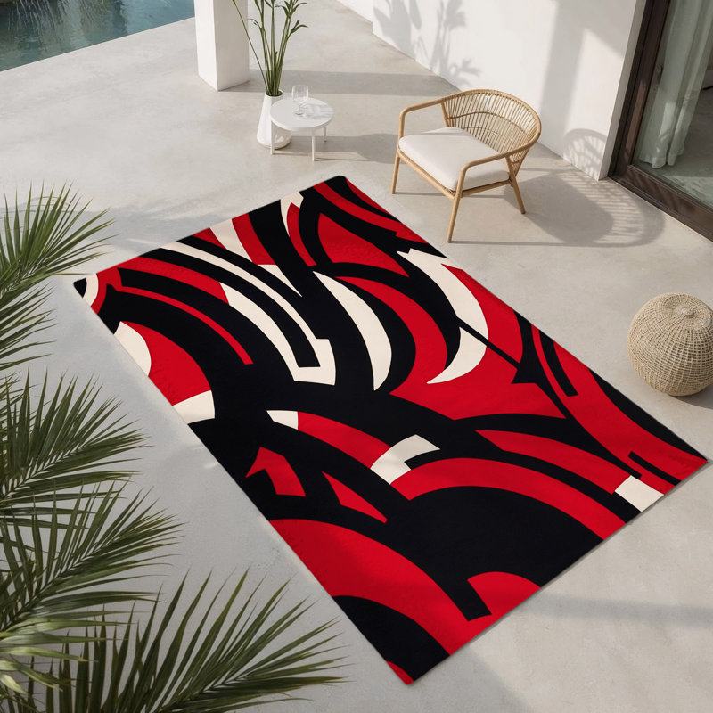 Tapis intérieur et extérieur Ember Tide, Rectangle 1 pi 6 po x 2 pi 6 po