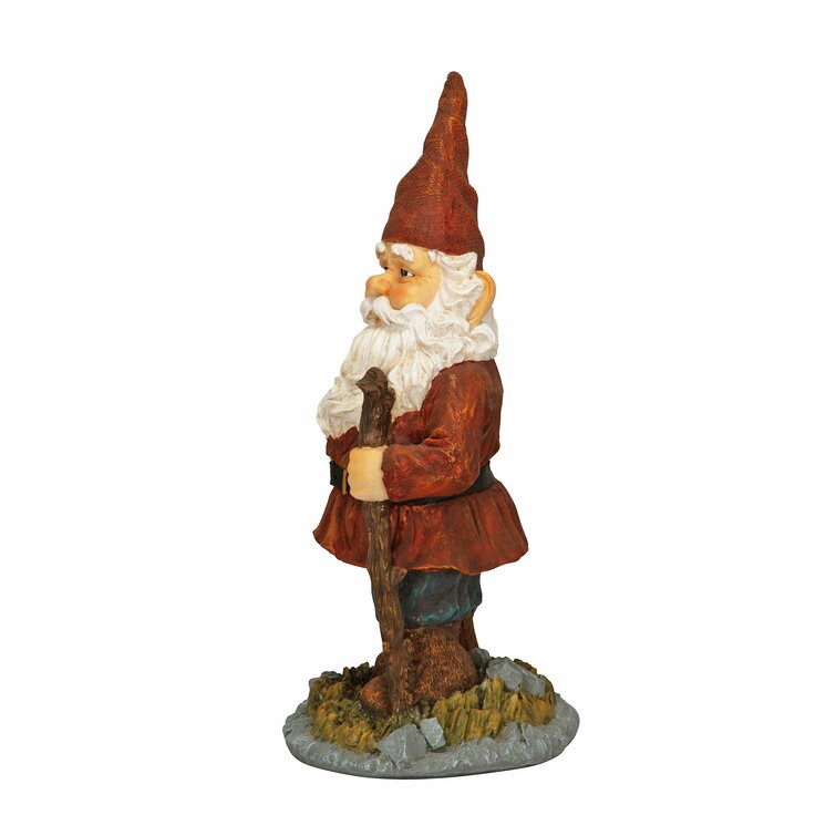 Design Toscano Statue de gnomes de jardin Charles le chasseur de champignons  et Commentaires - Wayfair Canada