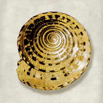 Golden Ocean Gems on Ivory IV - impression sur toile tendue