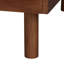 Lit de jour simple en bois brun noyer Errapel Baxton Studio Helio