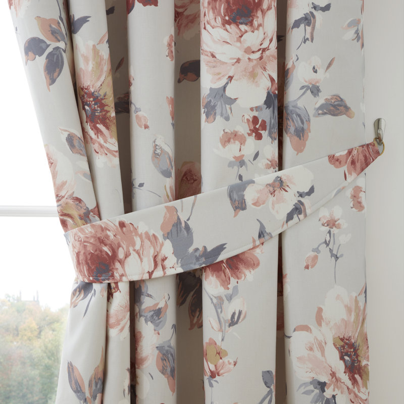 Saukville Cotton Room Darkening Curtain Pair, Width 229 x Drop 183cm