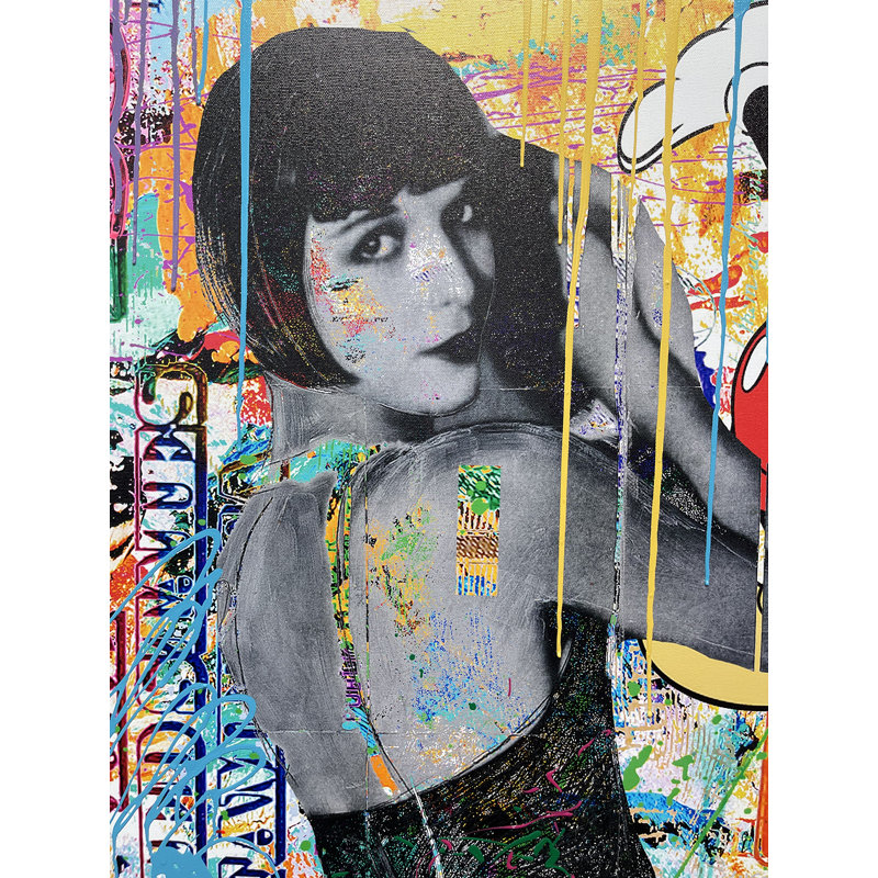 Homecomming, technique mixte originale sur toile par Oliver Ne Wilson, 32 x 60