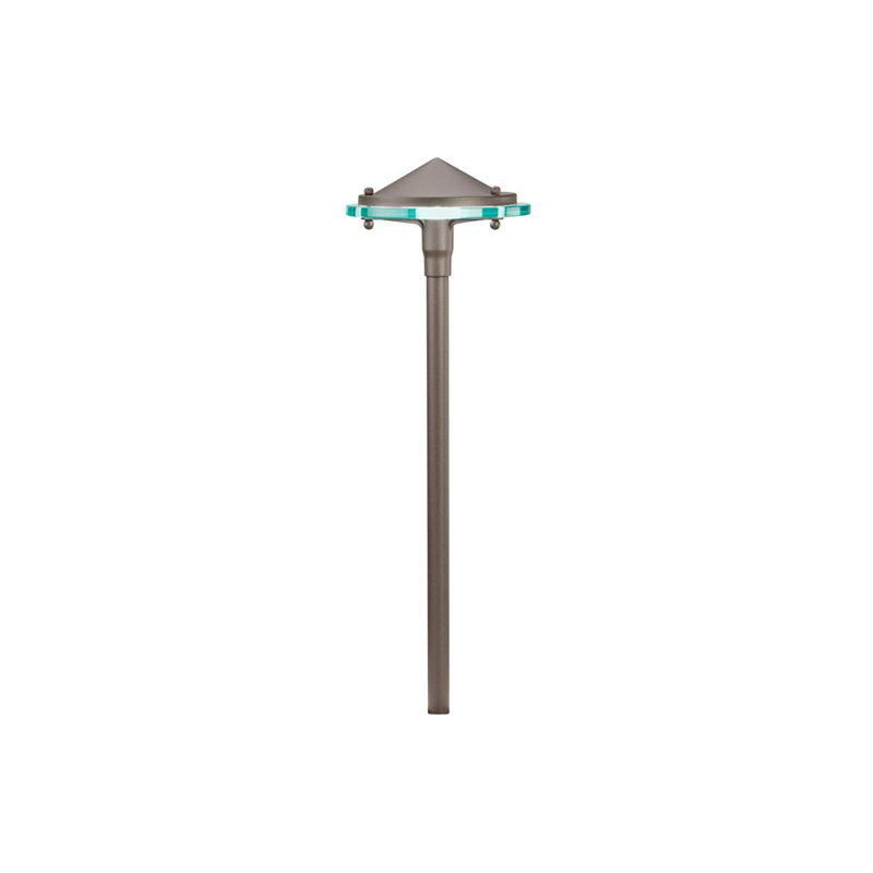 Éclairage de sentier 1 lumière Chikamso, Bronze architectural