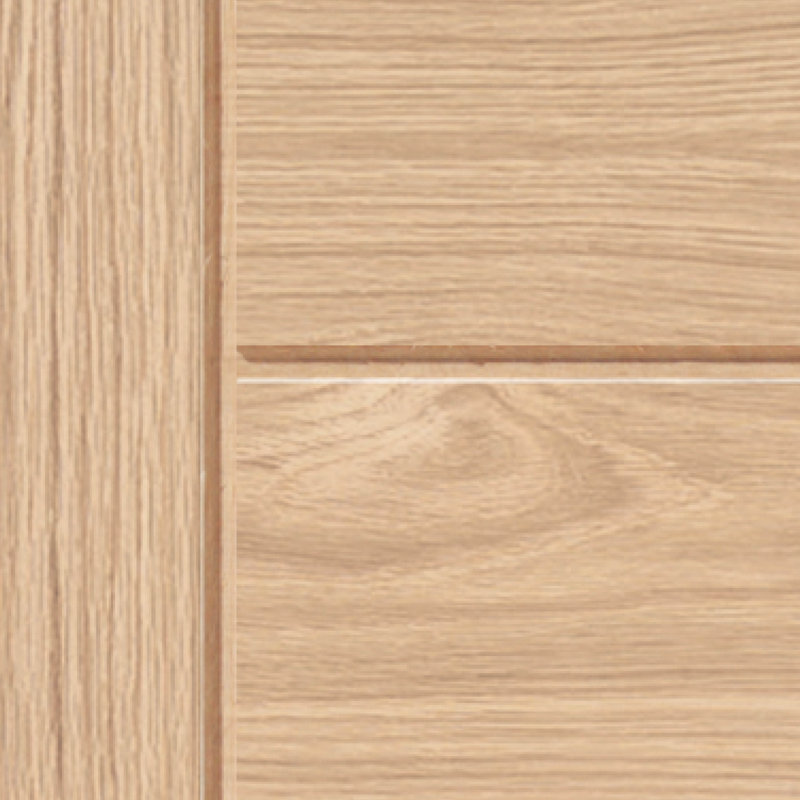 Palomino Veneer Internal Door Unfinished, 198.1cm H x 61cm W x 3.5cm D