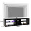 Meuble télé 63 po à DEL ultrabrillant moderne pour téléviseur de 65/70 po avec prises de courant, tablettes réglables, compatible PS5-1785157577-1785157576