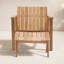 Haven Solid Wood Adirondack Chair with Ottoman