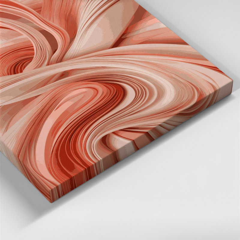 Art numérique sur toile, abstraction numérique 12, H 11 po x l 14 po