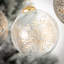 3 Piece Good Tidings Snowflake Ball Ornament Set