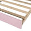 Lit de jour moderne rembourré avec rangement et système, molleton rose, gigogne avec accoudoirs Space Design, appareil audio-1991146972-1991146973