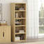 Bibliothèque ouverte moderne 28 "en chêne naturel Rivington (5 tablettes)-1130162442