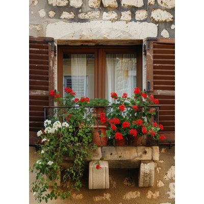 Hanging Flowers Turquoise Indoor Outdoor Door Mat | Home Decor