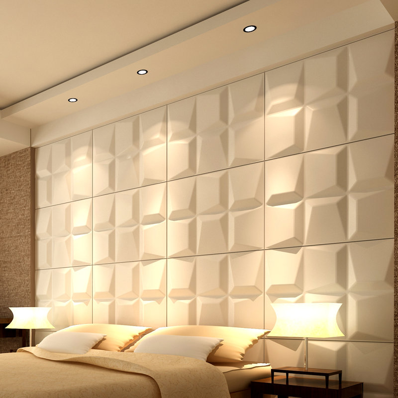 Allenhurst 63.5cm x 81.28cm Wood Tile in White