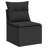  Garden Sofa Set Black