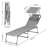 Adalen 193cm Long Reclining Single Sun Lounger-896417189