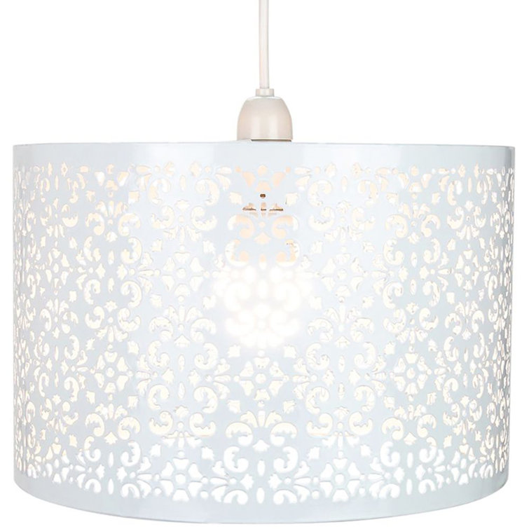 Marrakech Designed Pendant Light Shade with Floral Decoration