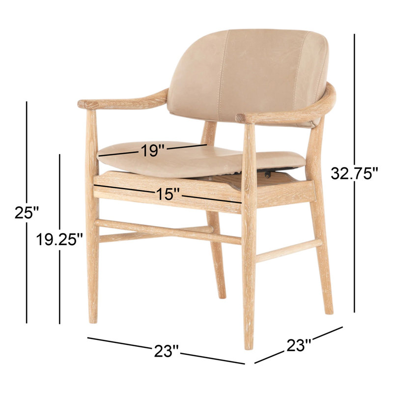 Josie Leather Arm Chair