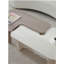 Ensemble de 2 tables basses modulaires modernes, tables de ferme à combinaison libre avec peinture multicouche, table d'appoint pour canapé, tables d'angle polyvalentes pour le salon, kaki et blanc-1521399916