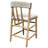 Alto Back Counter Stool Natural