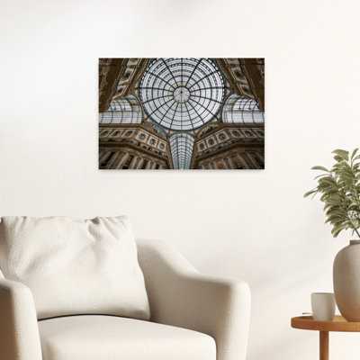 Milan Galleria Grand Dome Classic Elegant Architecture Wall Art Print