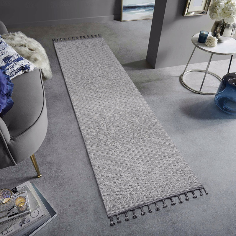 Tapis de couloir - médaillon intérieur / extérieur 2 pi x 8 pi, Tapis de couloir 2 pi 2 po x 8 pi