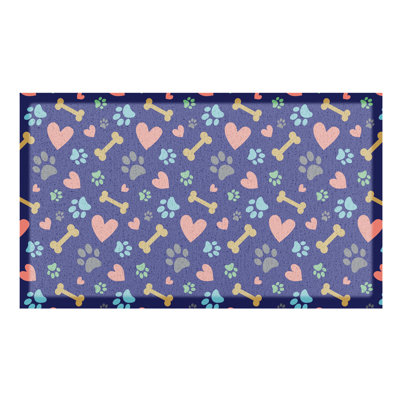Weller Non-Slip Animal Print Indoor / Outdoor Doormat