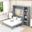 Lit escamotable mural Ell Elletsville avec tablettes-932556011-882040527-959947144