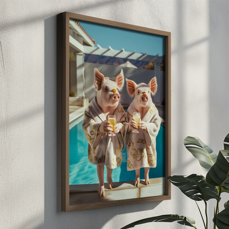 Elegant Decorative Framed MDF Painting, 13.8 x 18.5 x 0.1 inches | 100% MDF with 3 mm Thickness, 100% Pine Wood Frame | UV Printed Artwork for Stylish Home Decor, Perfect for Living Room or Office
