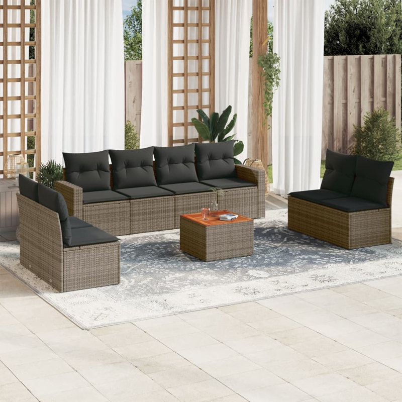 Ensemble de canapé de jardin Vidaxl