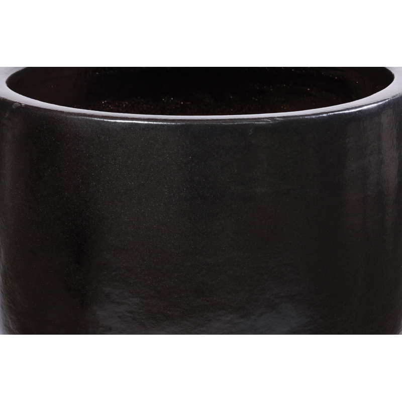 Ceramics Handmade Ceramic Planter, Iron Semi-Gloss