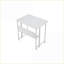 Table basse pliante blanche peu encombrante pour les petits bureaux à domicile / bureau, robuste et amp; Multi-usage