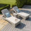 198cm Long Double Chaise