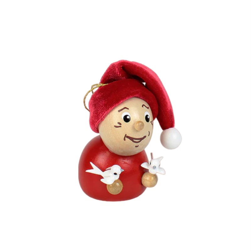 Jobanny 3.5'' Wood Hanging Figurine Ornament