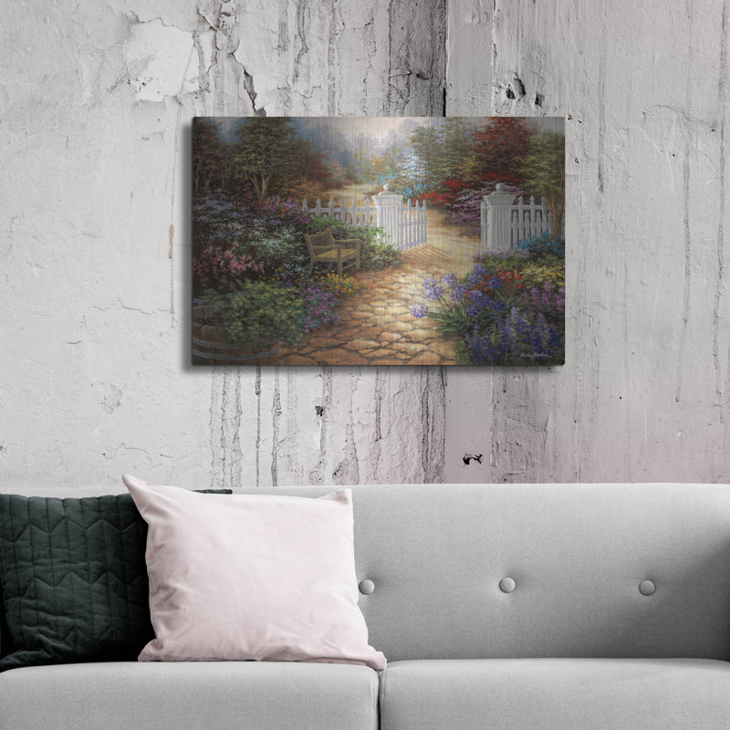  «Gateway To Enchantment» par Nicky Boehme, art mural en métal, 36 po x 24 po, H 24 po x l 36 po